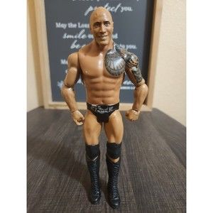 WWE Wrestling Action Figure : The Rock (Read Description)